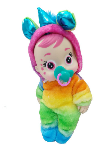Bebés De 25 Cm Con Sonido De Carcajada Y Pijama De Unicornio