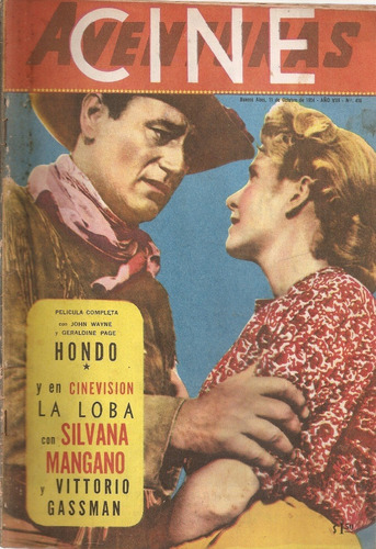 Revista Cine Aventuras Nº 416 Octubre 1954