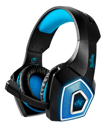 Auricular Gamer Retroiluminado Nisuta Aug350l Rgb 3,5mm Ps4