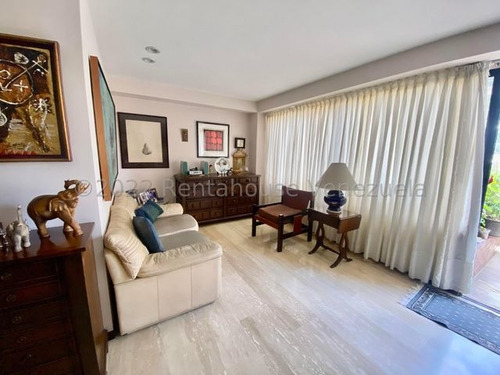 Tg Apartamento En Venta Con Pisos De Mármol, Pisos Bajo Sin Problema De Agua Con Vista Al Ávila, En Las Mercedes 23-26804 Ys