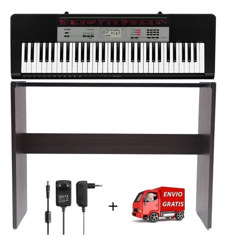 Teclado Casio Ctk1500 + Soporte Mueble Totem Stand Fuente Cu