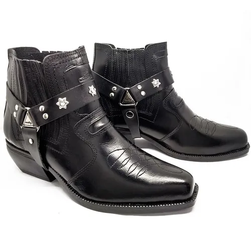 Bota masculina salto sales