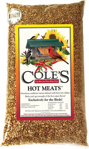 Coles Hm20 Hot Meats Semilla De Pájaro, 20 Libras