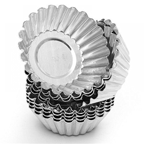 Txin 20 Paquete Pastel De Huevo De Aluminio Cupcake Cake Coo