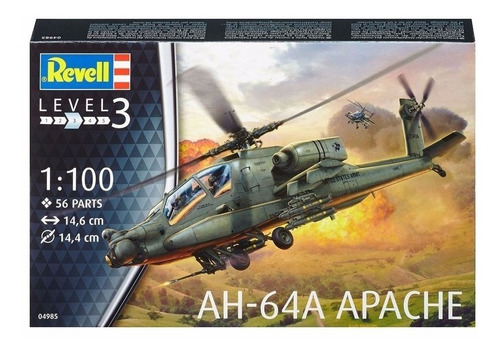 Ah-64a Apache By Revell # 4985                 1/100