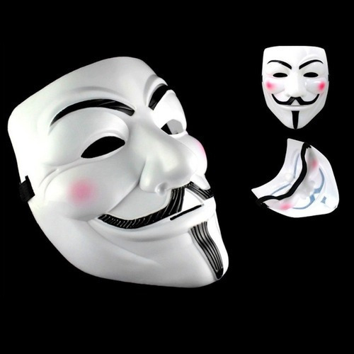 Máscara Cotillón Anonymous Vendetta V Careta Nicky Pvc