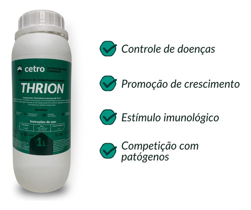 Kit Plantas Solo Vivo 1l Trichoderma Bacillus Casa, Lavoura