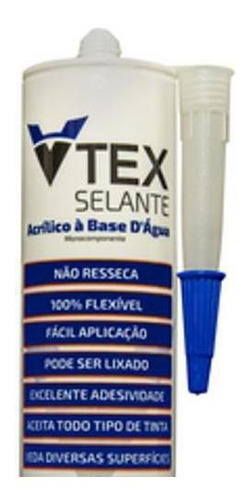 Selante Acrílico Cinza Base D'água 450g - Vtex