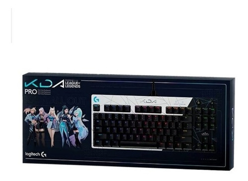 Imagen 2 de 2 de Teclado Gamer Mecanico Logitech G Pro Kda Lol - Revogames