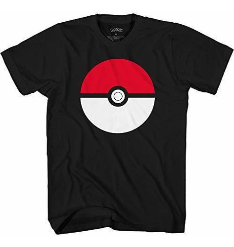 Pokemon Boys Pokmon Pokeball Camiseta Negra Pequeña Ee. Uu.