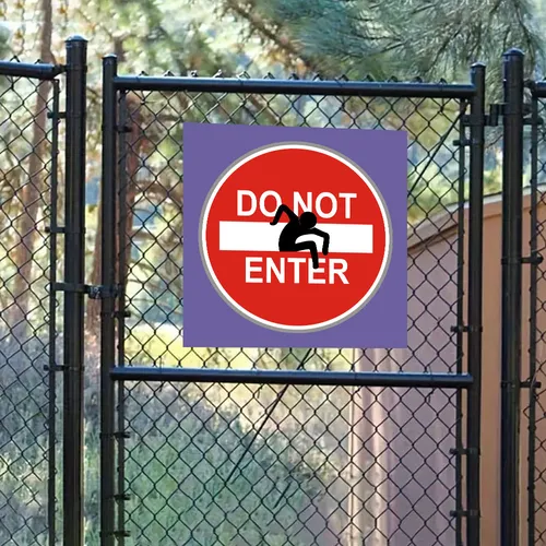 Señal Not Enter Personal Autorizado No Entrar Advertenc Dd8p