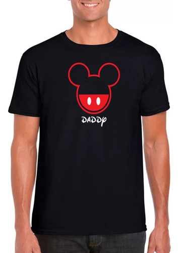 Remera  Familia Mickey Personalizadas Nombre Infantil
