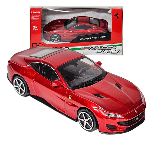 Miniatura De Ferro Ferrari Portofino 11cm 1/43 Bburago