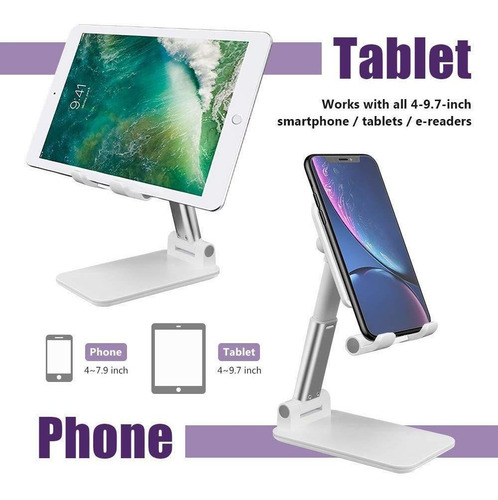 Suporte Para Telefone Móvel Suporte Para iPhone iPad Branco