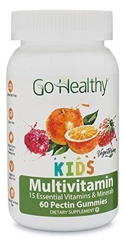 Go Healthy Gomitas Multivitaminicas Naturales Para Niños, V