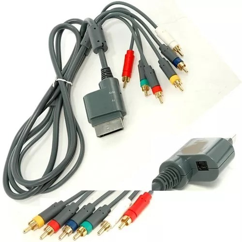 Cable Audio Video Componente Hd Para Xbox 360 - Seisa