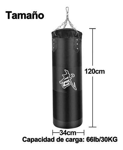 Banna Saco De Boxeo Profesional 120cm, Bolsa De Boxeo De 11 Piezas, Saco De Entrenamiento, Saco De Box Para Kickboxing, Entrenamiento De Gimnasio En Casa,negro