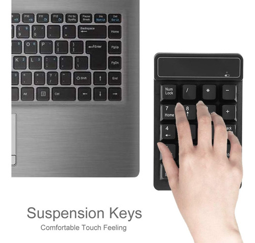Teclado Numérico Inalámbrico 2.4ghz Semi-mecanico Waterproof