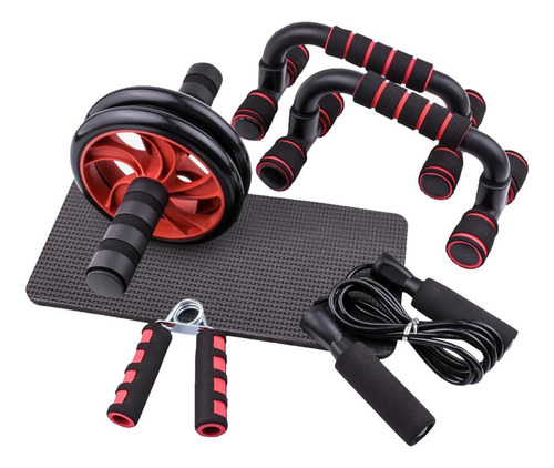 . Set De Ejercicio Físico 5 En 1 - Rueda Abdominal