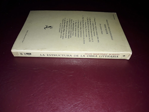 La Estructura De La Obra Literaria-martinez Bonati (Usado)