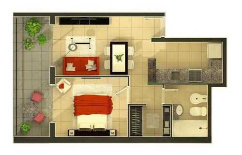 Imagen 12 de 12 de 1 Dormitorio Alquilado En Barrio Abasto