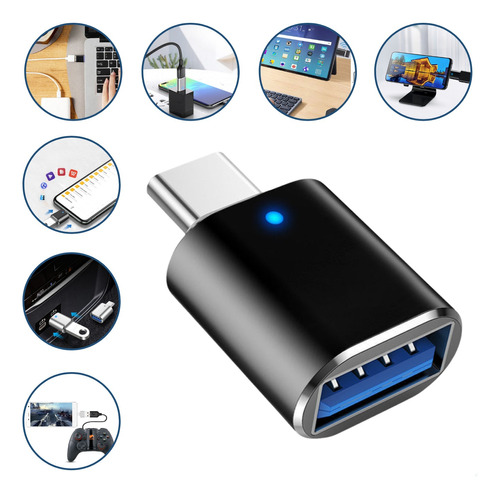 Adaptador Plug Celular Tipo C Macho Usb 3.0 Fêmea Otg Dados