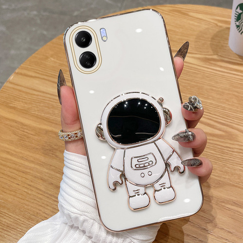 Li Capa Para Redmi 13c Electroplate Silicone Astronauta