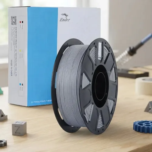 Filamento Creality Ender Pla 1,75 mm 1 kg Cor Cinza