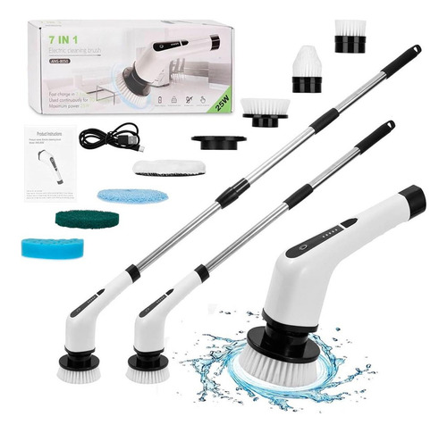 Esfregão Elétrico Portátil Giratório 360 Limpeza Completa