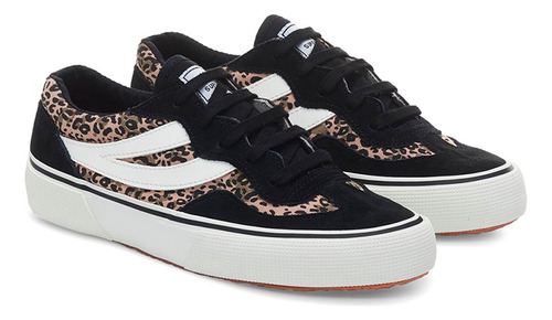 Zapatilla Mujer Superga 2941 Revolley Microleopard S8122pw