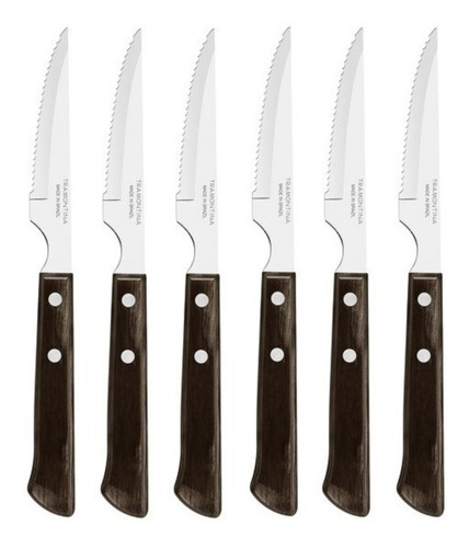 Cuchillo Español Cubiertos Polywood 6 Unidades Tramontina