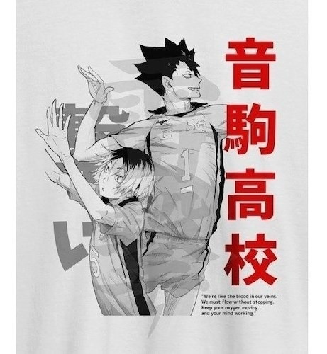 Remera Kenma Tetsuro Kuroo Nekoma Haikyuu Gastovic Anime