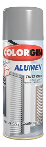 Tinta Spray Bronze Claro Metálico Alumen 771 350 Ml Colorgin