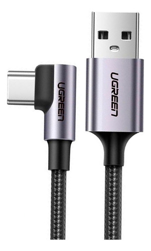 Cabo De Dados Us284 Usb 2.0 P Usb Tipo C Angular 2m Ugreen