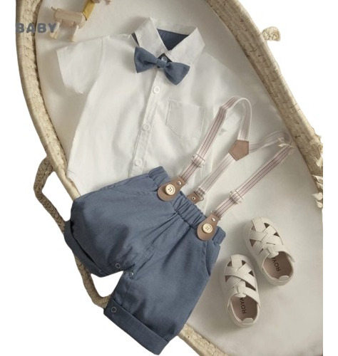 Traje Elegante Bebe Niños Importado De 4 Piezas