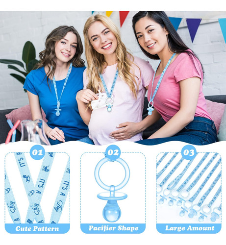 Coume 36 Piezas Pacientes De Baby Shower Collar Acrílico Fav