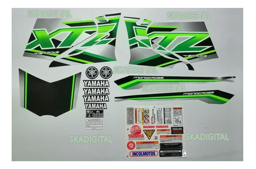 Kit Completo De Calcomanías Xtz 125 2018