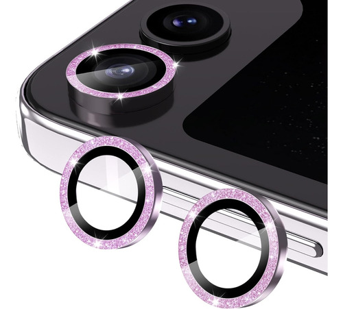 Protector Lente Individual Glitter Para Samsung Z Flip 5 5g