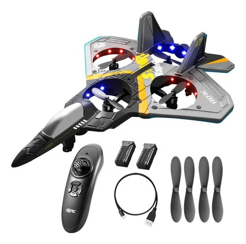 Drone Foam Fighter Glider, Com 2 Baterias V17 Airplane Rc