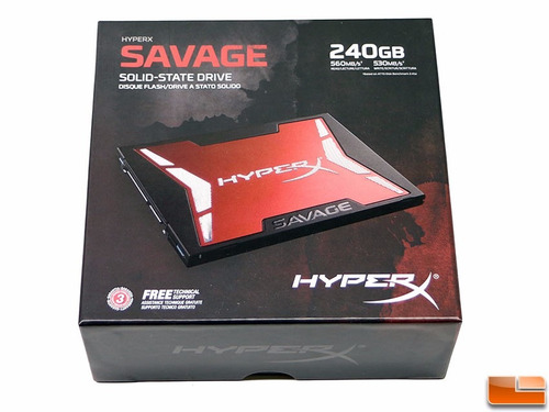 Ssd Kingston Hyperx Savage 240gb Sata Iii Shss37a/240g