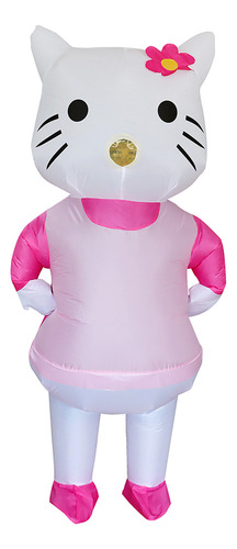 Disfraz Inflable De Hello Kitty Para Fiestas Navideñas, Cosplay