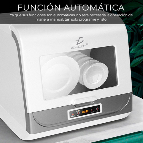 Mini Lavavajillas Portátil Depósito Agua Cocina Práctico
