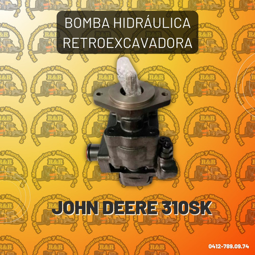 Bomba Hidráulica Retroexcavadora John Deere 310sk