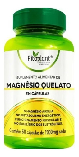 Magnesio Quelato 1000mg - 60 Caps