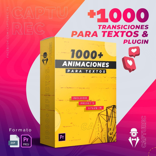 Imagen 1 de 1 de 1000+ Transiciones Para Texto - Adobe Premier Pro