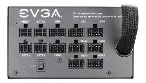 Imagen 7 de 9 de Fuente Gamer Evga 1000w Gq 80+ Gold Semi Modular