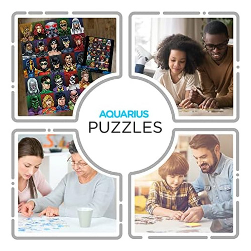 Aquarius Dc Comics Puzzle Cast Faces (rompecabezas De 1000 P