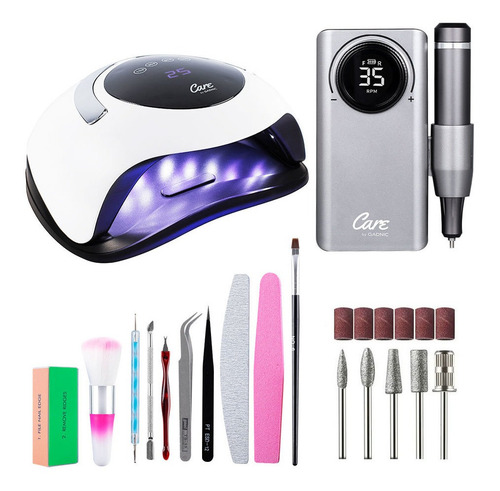 Kit Torno Eléctrico Batería Cabina De Uñas Gadnic 120w Semi