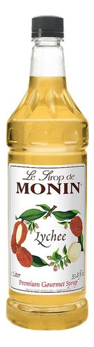 Monin, Jarabe Lychee, Botella, 1 Litro