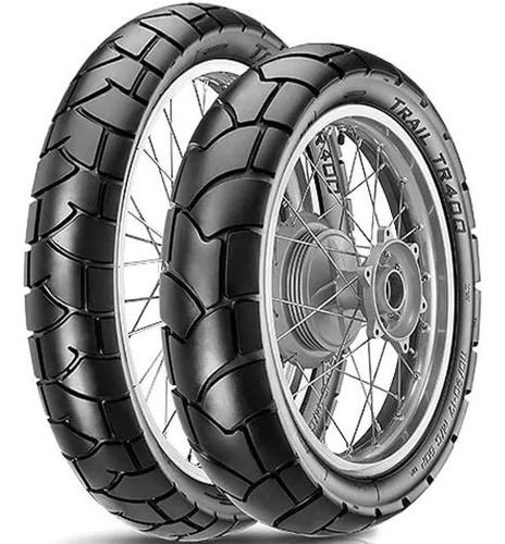 Par Pneu 90/90-19 + 110/90-17 Tr400 Xtz 150 Bros Nxr Vipal